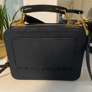 Marc Jacobs Mini Textured Mini Box Bag (Sea Blue)